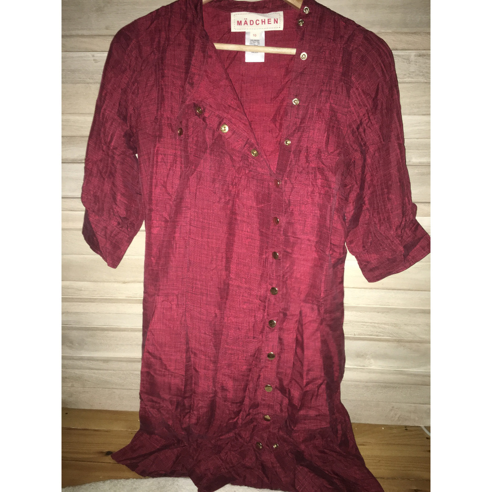 Crimson (Red) Anthropologie Dress (M/10)